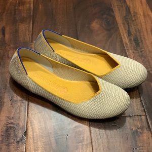 Yellow flat Rothy’s